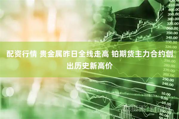 配资行情 贵金属昨日全线走高 铂期货主力合约创出历史新高价